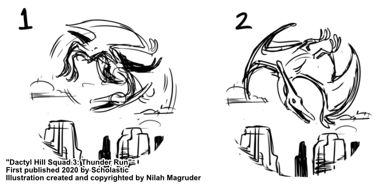 Interior illustration for Dactyl Hill Squad 3: Thunder Run.