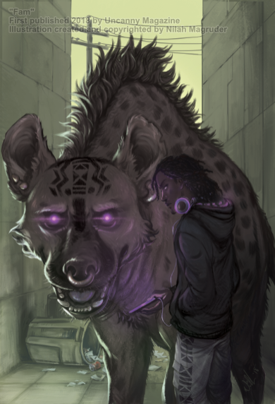 Uncanny Magazine cover illustration for issue 21.