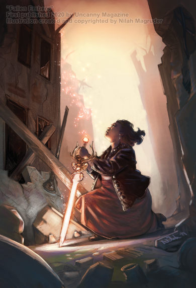 Uncanny Magazine cover illustration for issue 32.