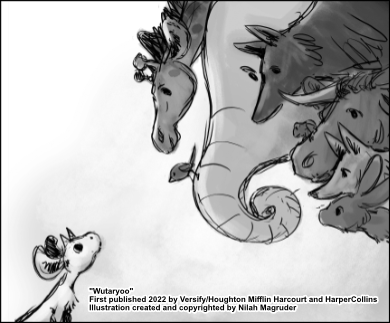 Cover concept for the picture book Wutaryoo.