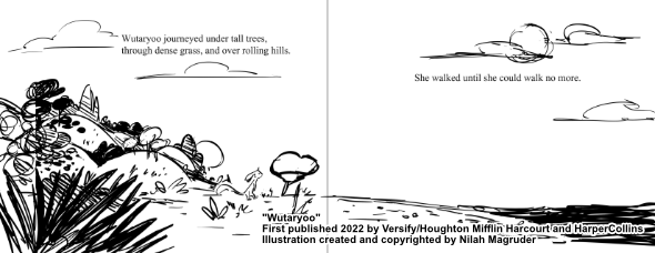 Illustration from the picture book Wutaryoo.